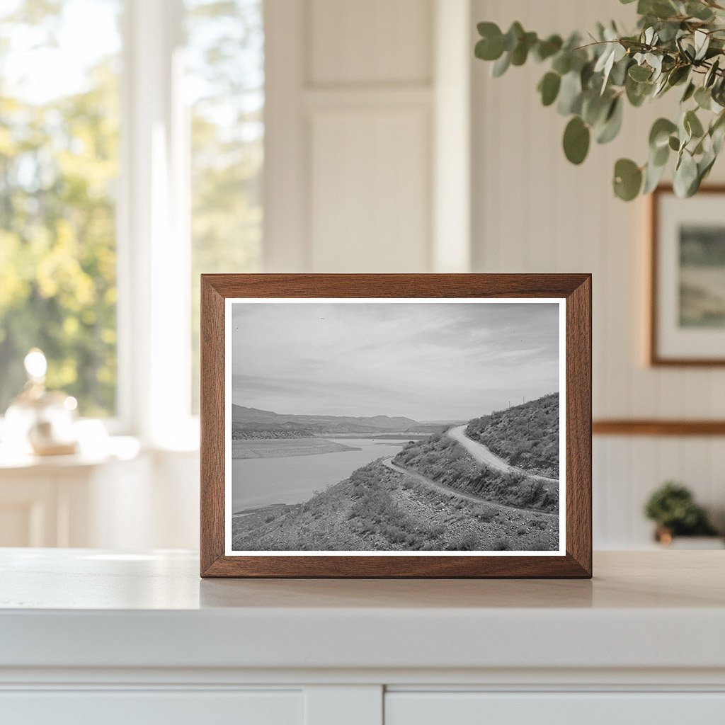 Roosevelt Dam Reservoir April 1940 Arizona Landscape