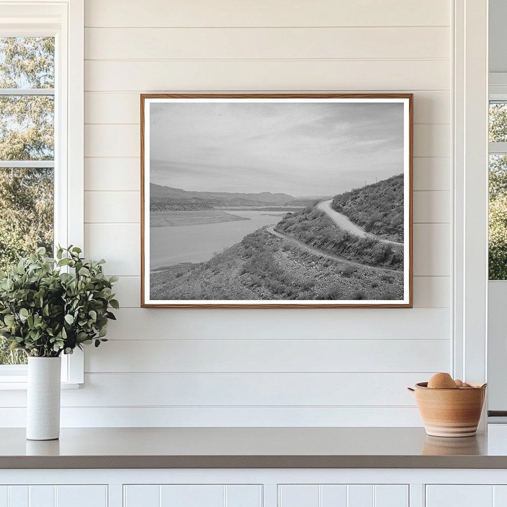 Roosevelt Dam Reservoir April 1940 Arizona Landscape