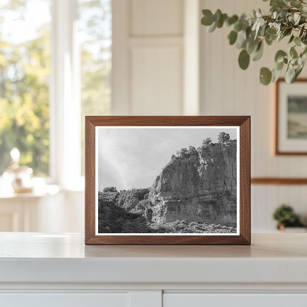 Beckers Butte Rock Cliffs Gila County Arizona 1940
