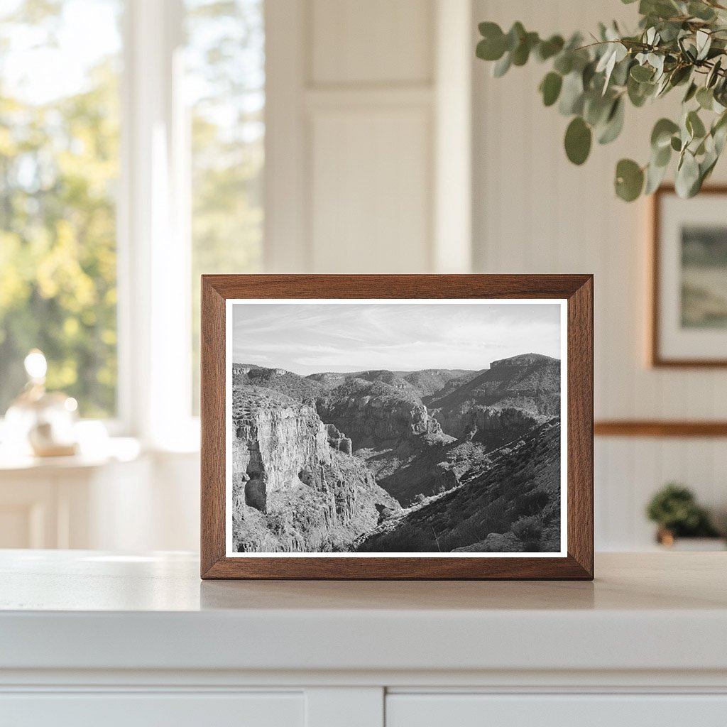Black River Canyon Arizona Vintage Photo April 1940