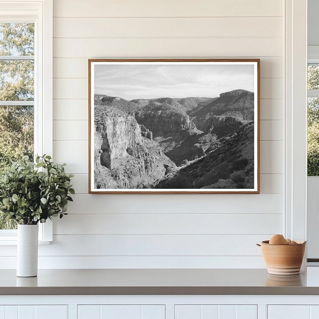Black River Canyon Arizona Vintage Photo April 1940