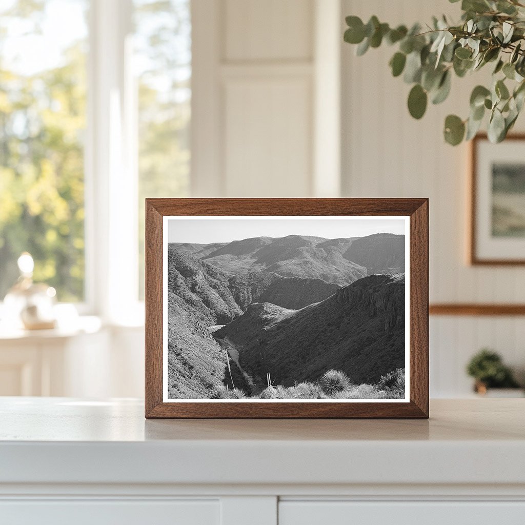 Canyon of the Black River Gila County Arizona 1940