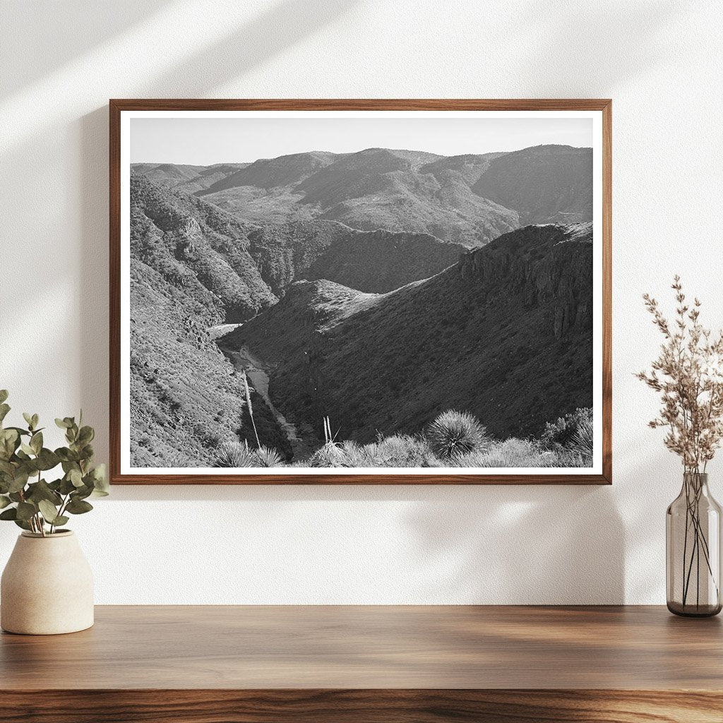 Canyon of the Black River Gila County Arizona 1940