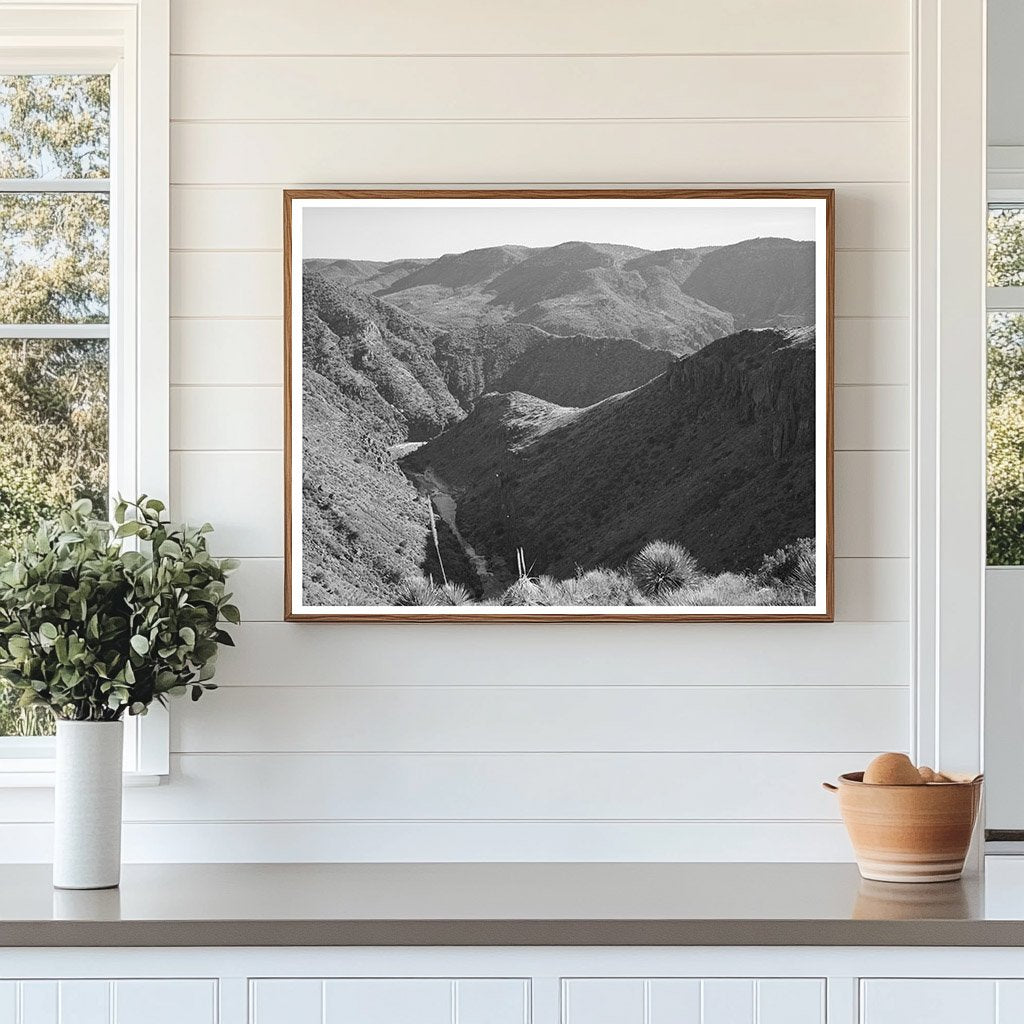 Canyon of the Black River Gila County Arizona 1940