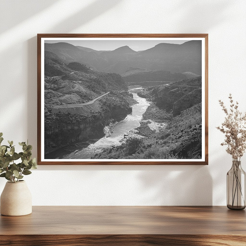 U.S. Highway 60 Crossing Black River Gila County 1940