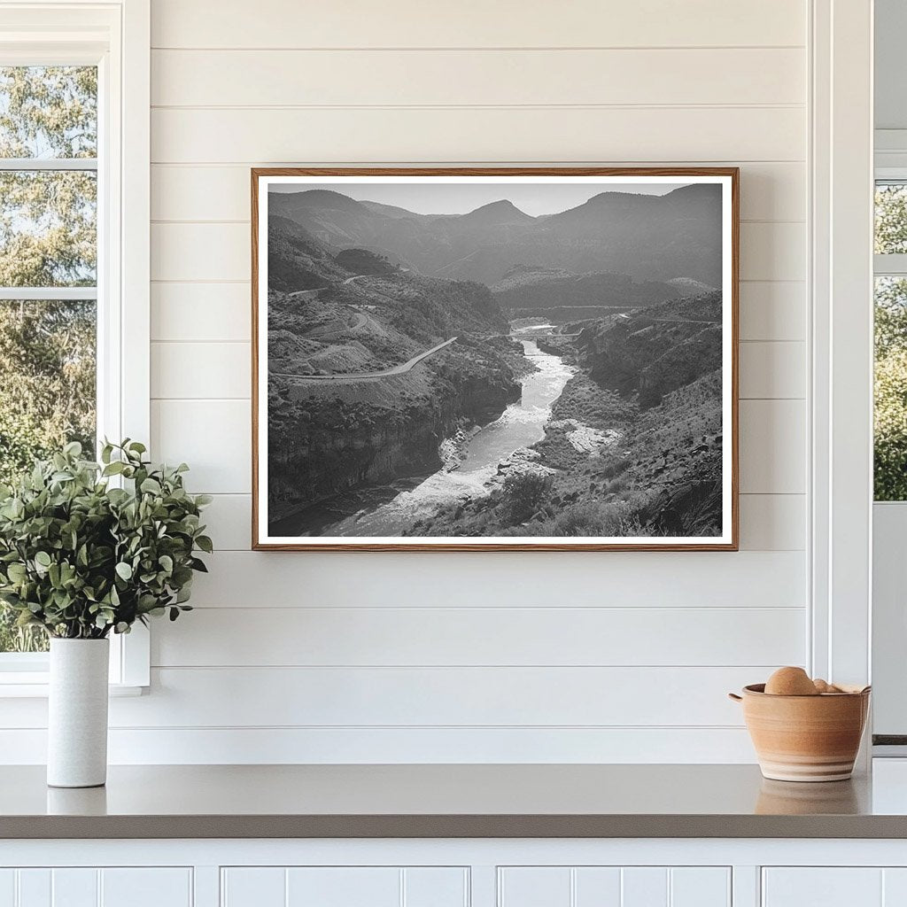 U.S. Highway 60 Crossing Black River Gila County 1940