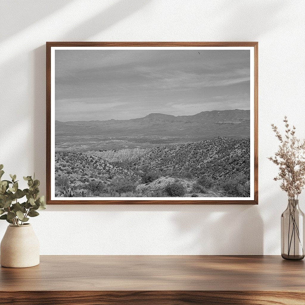 Desert Scene along Apache Trail Gila County Arizona 1940