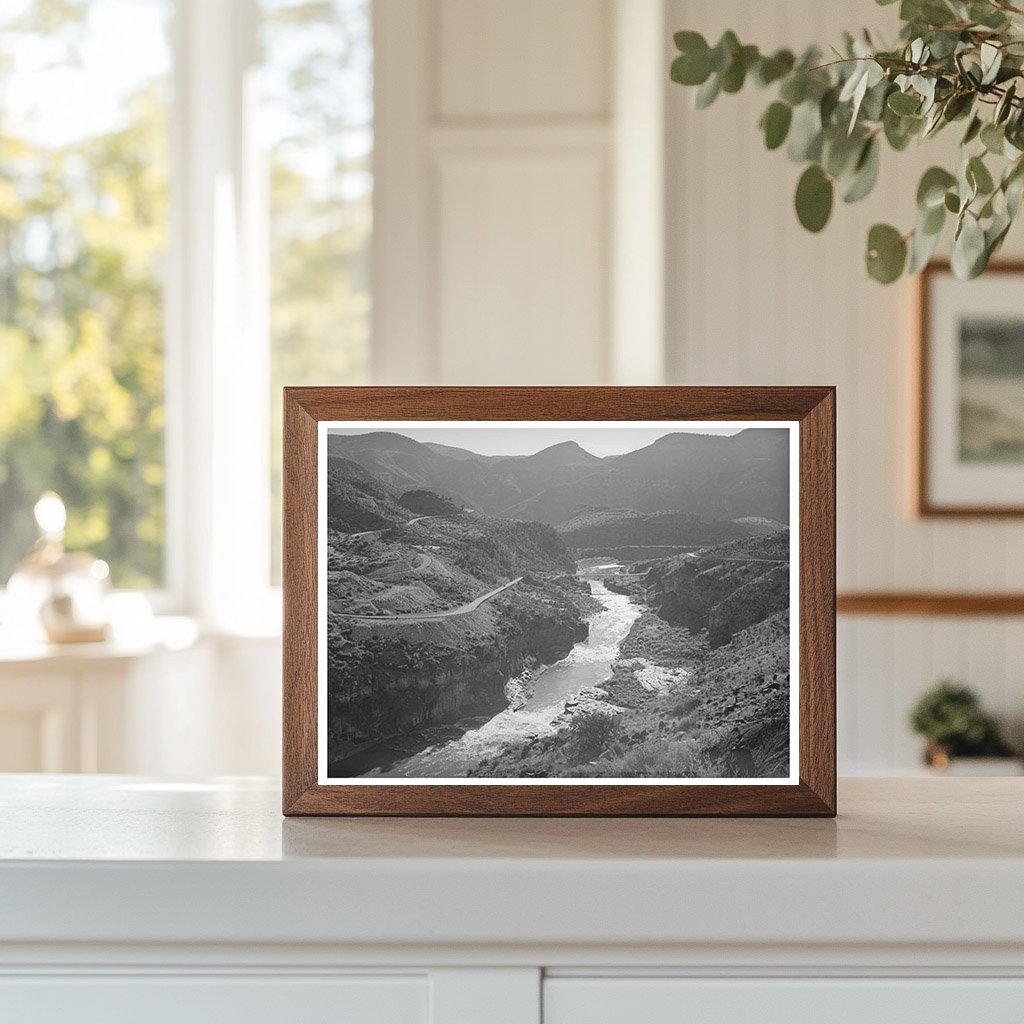 U.S. Highway 60 at Black River Gila County Arizona 1940