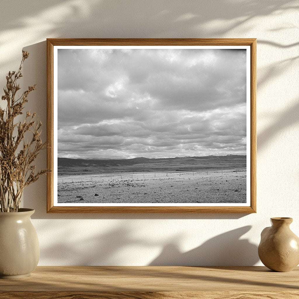 Apache County Desert Clouds Vintage Photo April 1940