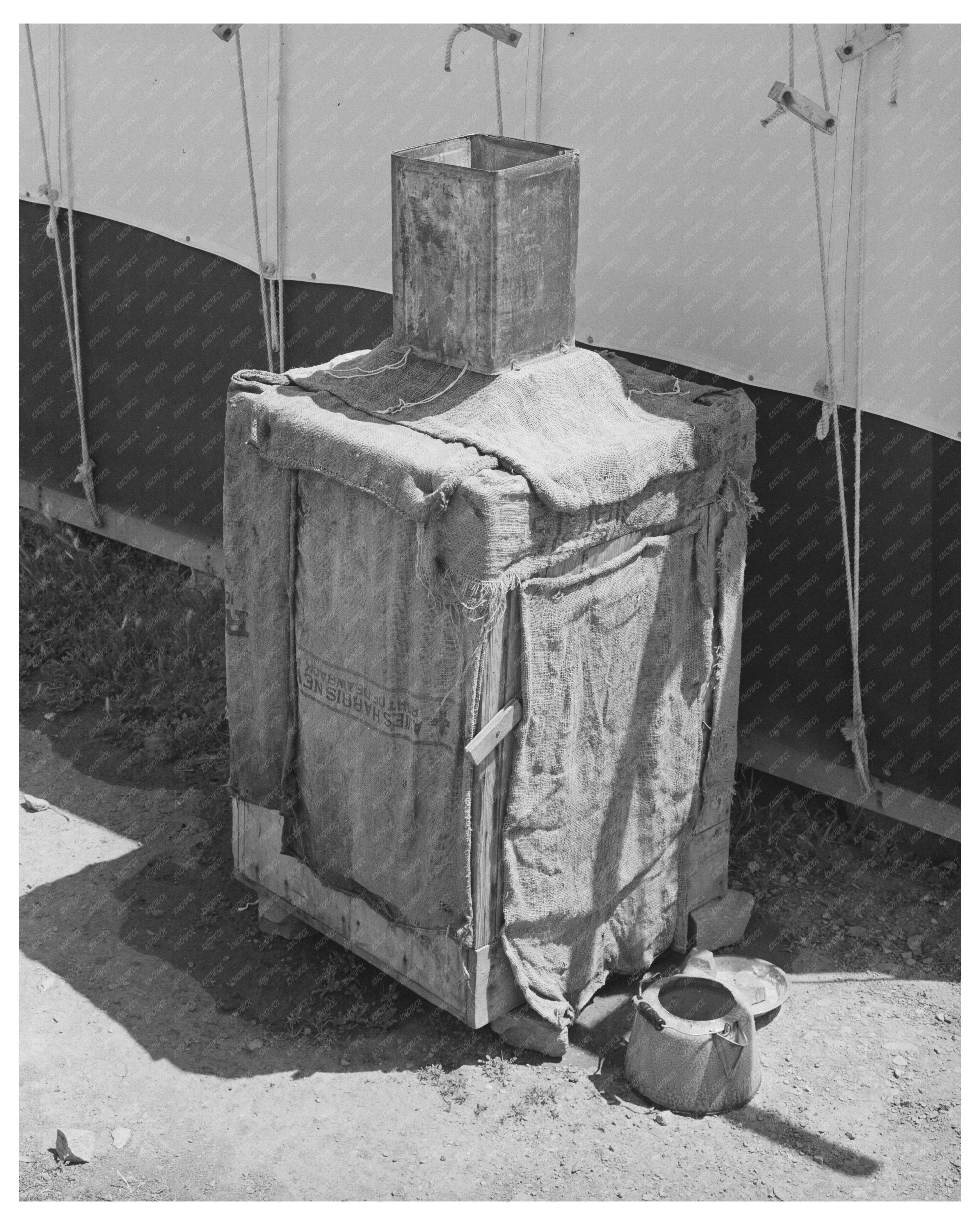 Morman Refrigerator at Tonto National Monument April 1940