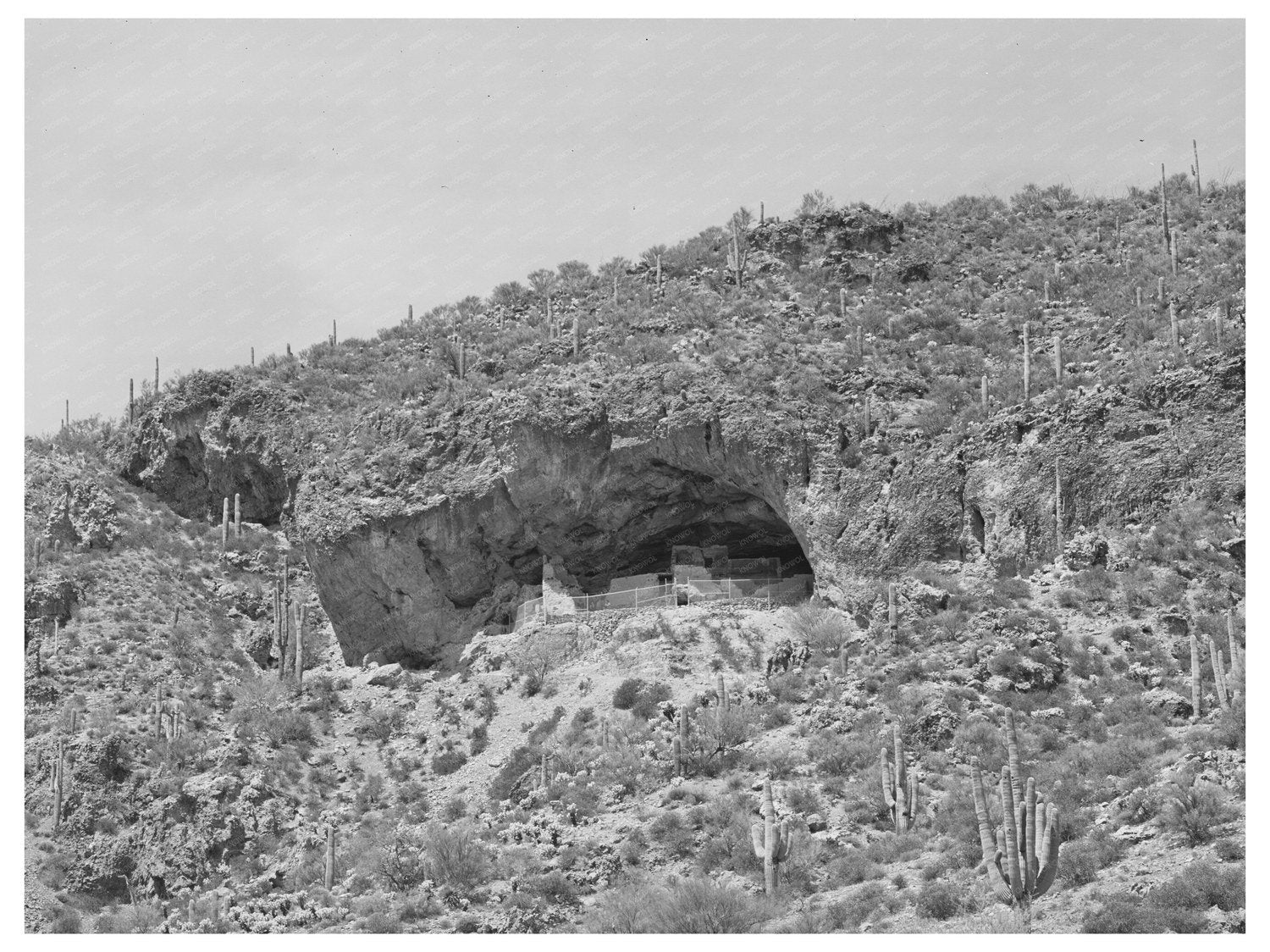 Cliff Dwelling at Tonto National Monument Arizona 1940