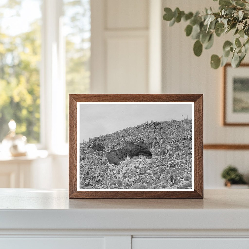 Cliff Dwelling at Tonto National Monument Arizona 1940