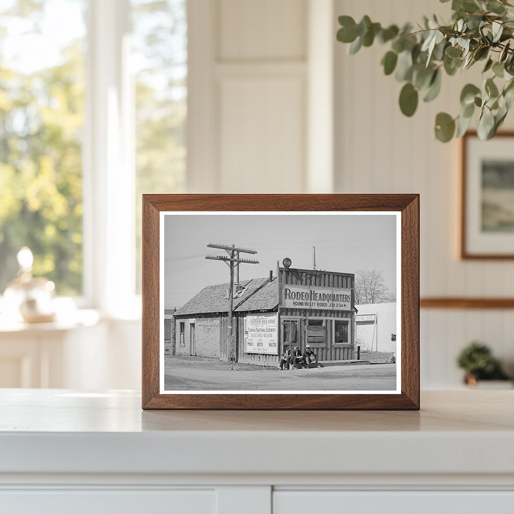 Springerville Arizona Street Scene April 1940 Vintage Photo