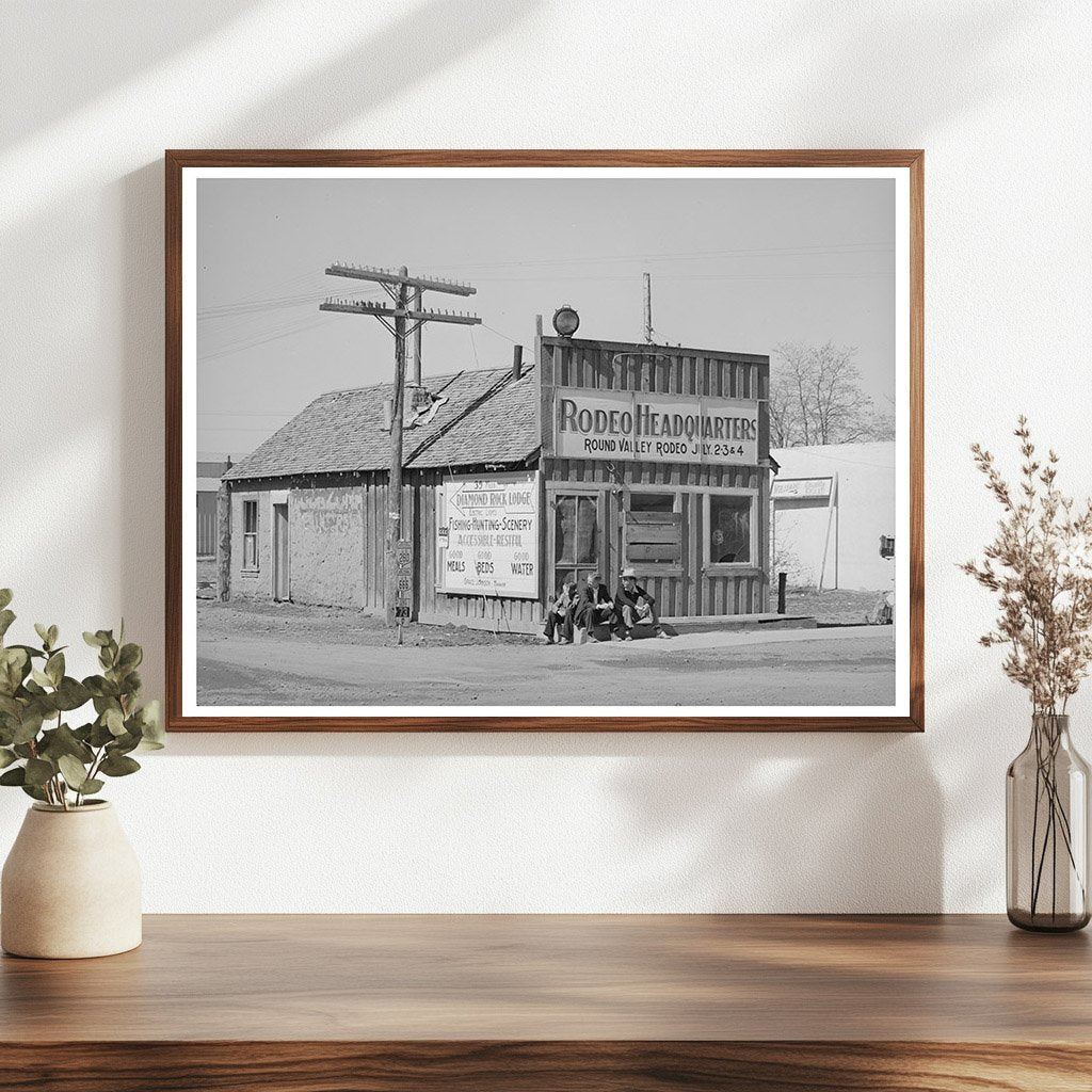 Springerville Arizona Street Scene April 1940 Vintage Photo