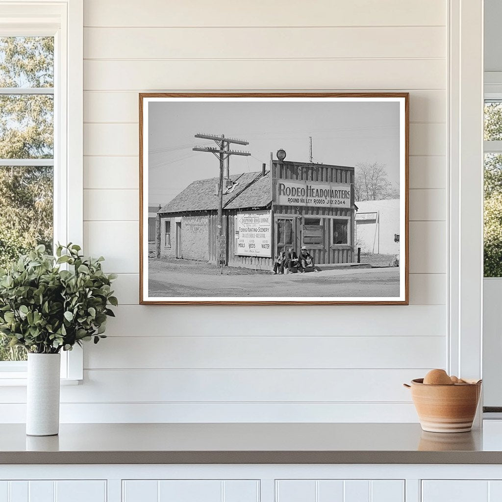 Springerville Arizona Street Scene April 1940 Vintage Photo