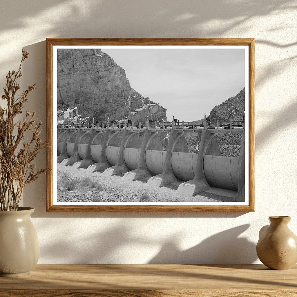 Auxiliary Sluice Gates at Roosevelt Dam April 1940