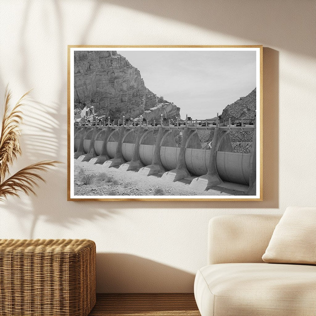 Auxiliary Sluice Gates at Roosevelt Dam April 1940
