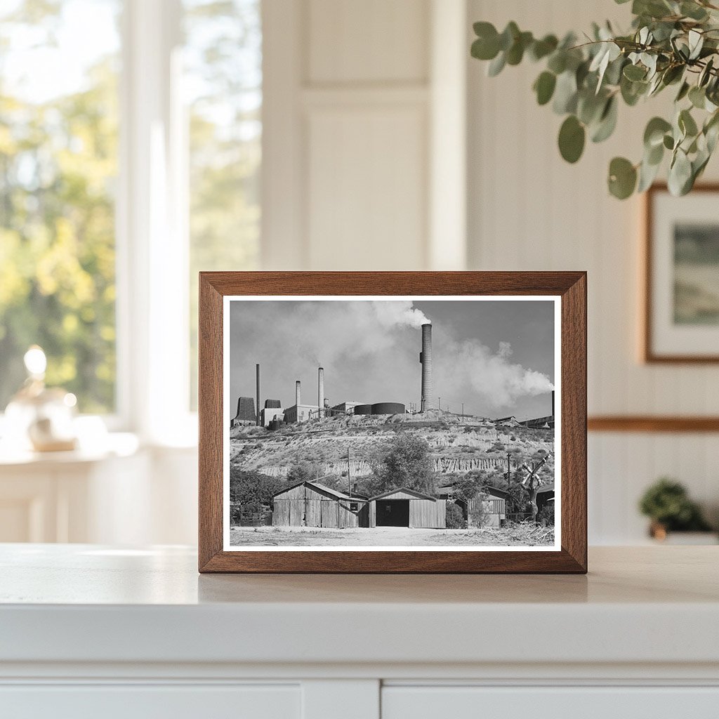 Copper Smelter in Miami Arizona April 1940