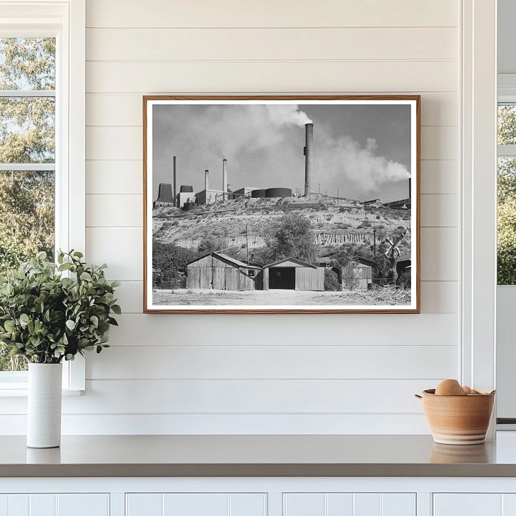 Copper Smelter in Miami Arizona April 1940