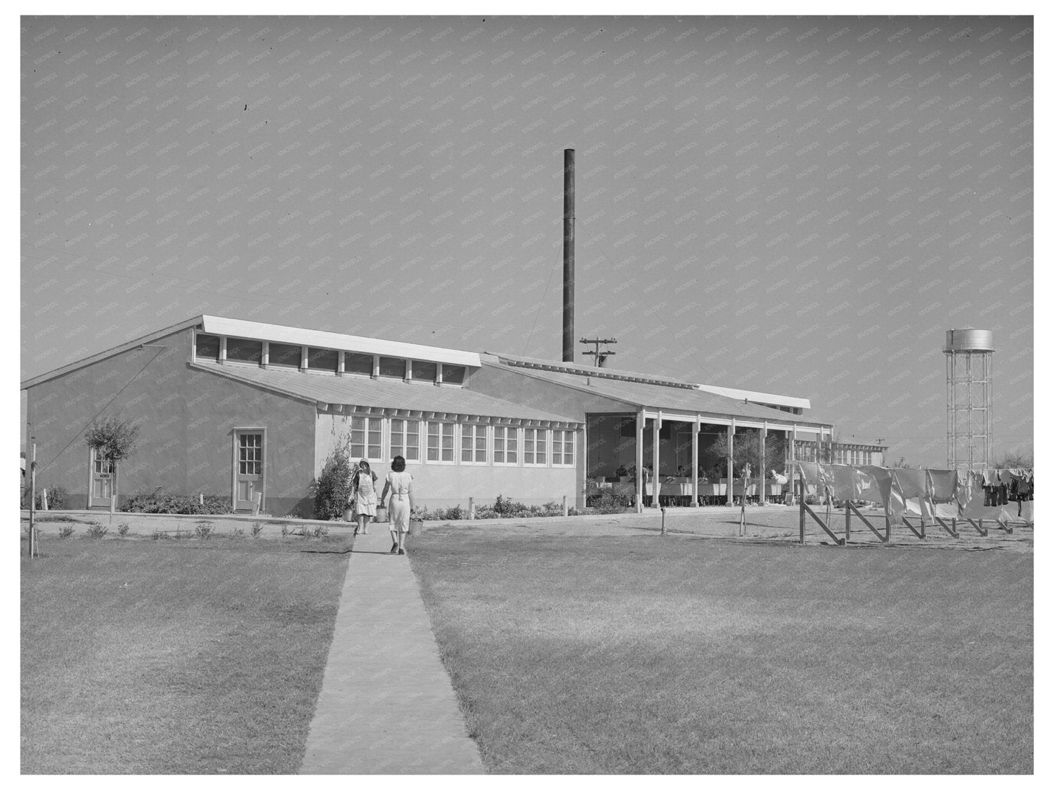 Agua Fria Migratory Labor Camp Boiler and Laundry Rooms 1940
