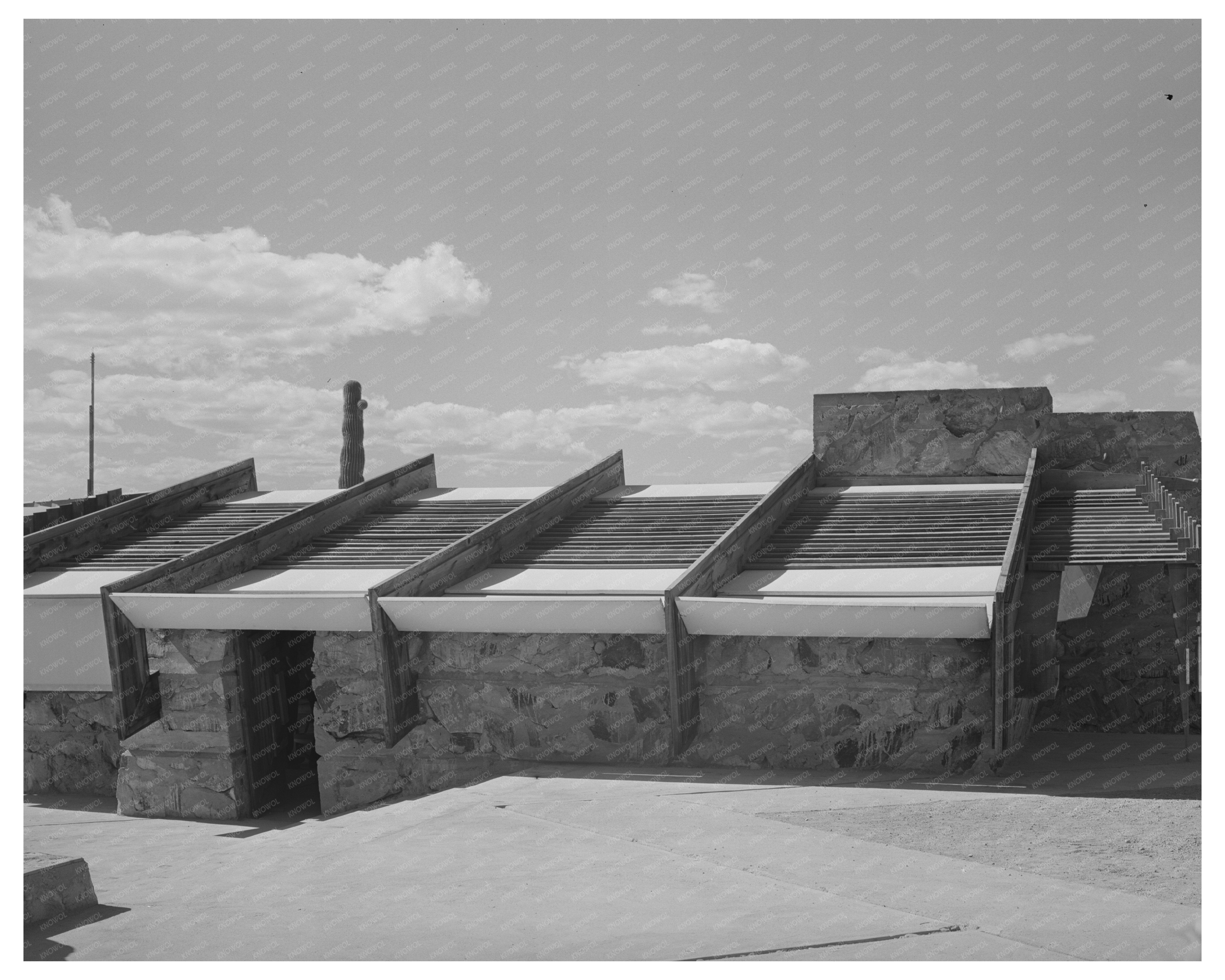 Frank Lloyd Wright Drafting Room Roof Arizona 1940