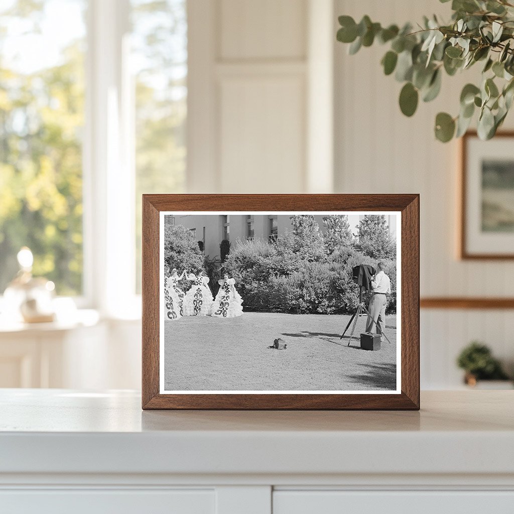 High School Girls in Graduation Costumes Phoenix 1940