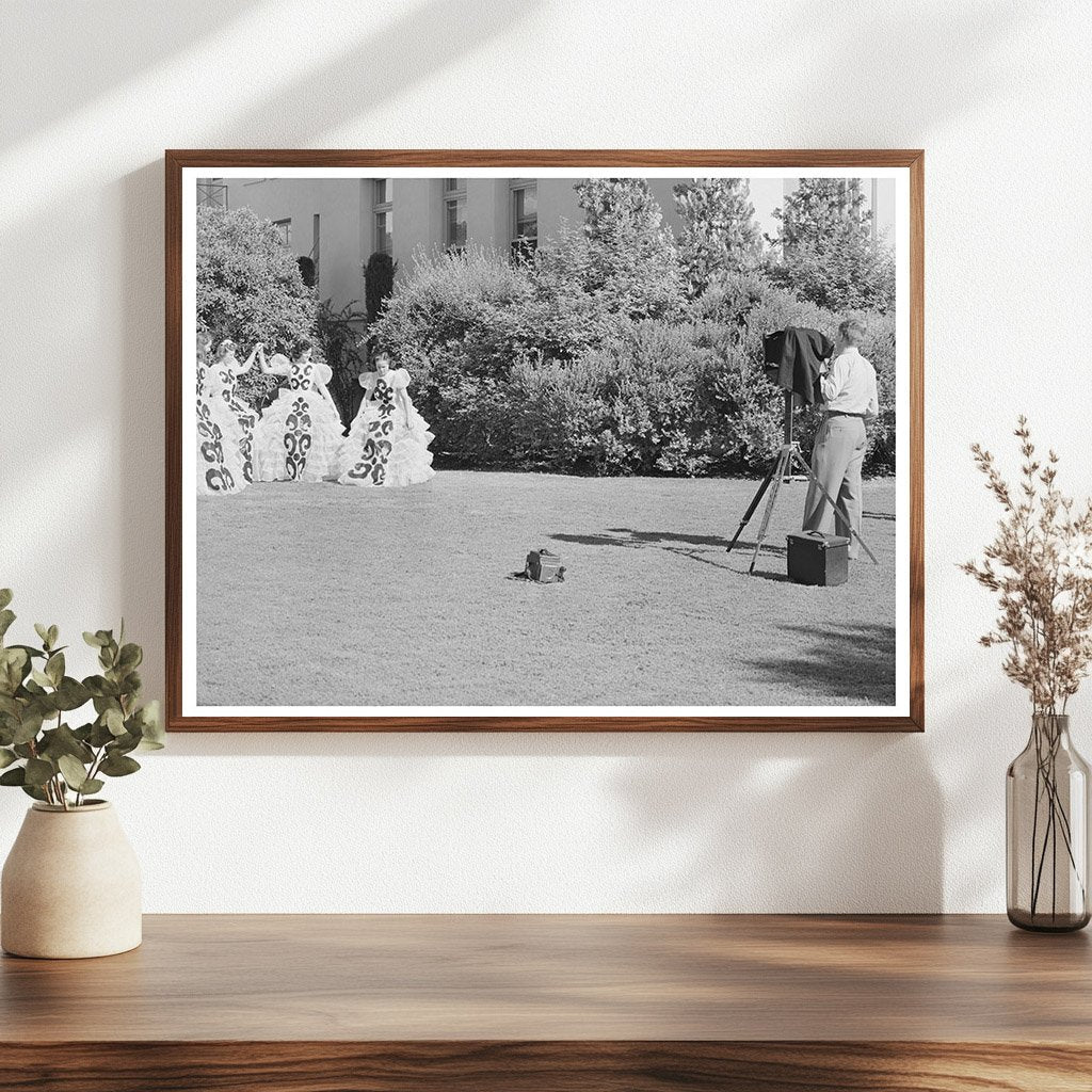High School Girls in Graduation Costumes Phoenix 1940