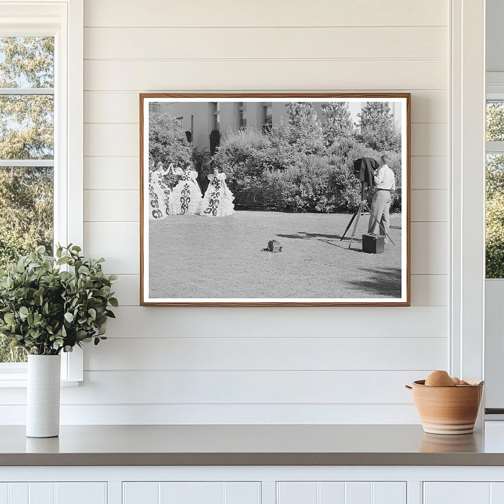High School Girls in Graduation Costumes Phoenix 1940