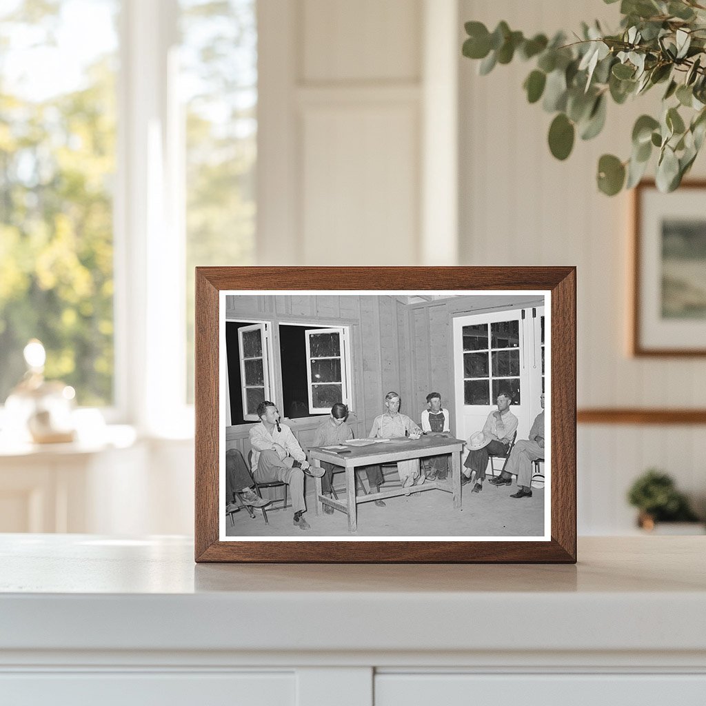 1940 Committee Meeting at Aqua Fria Labor Camp Arizona