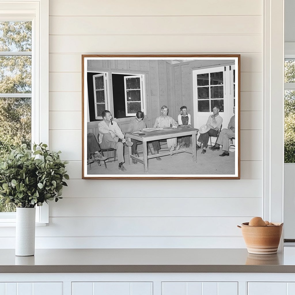 1940 Committee Meeting at Aqua Fria Labor Camp Arizona