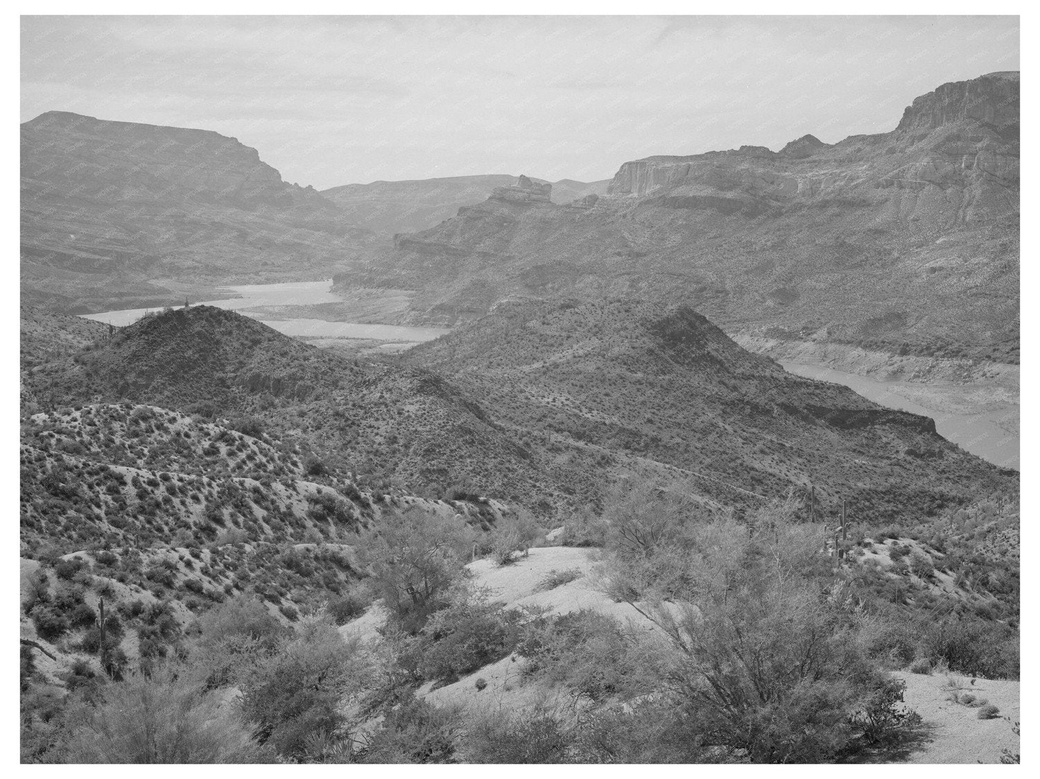 Apache Trail Arizona Scene May 1940 FSA/OWI Collection