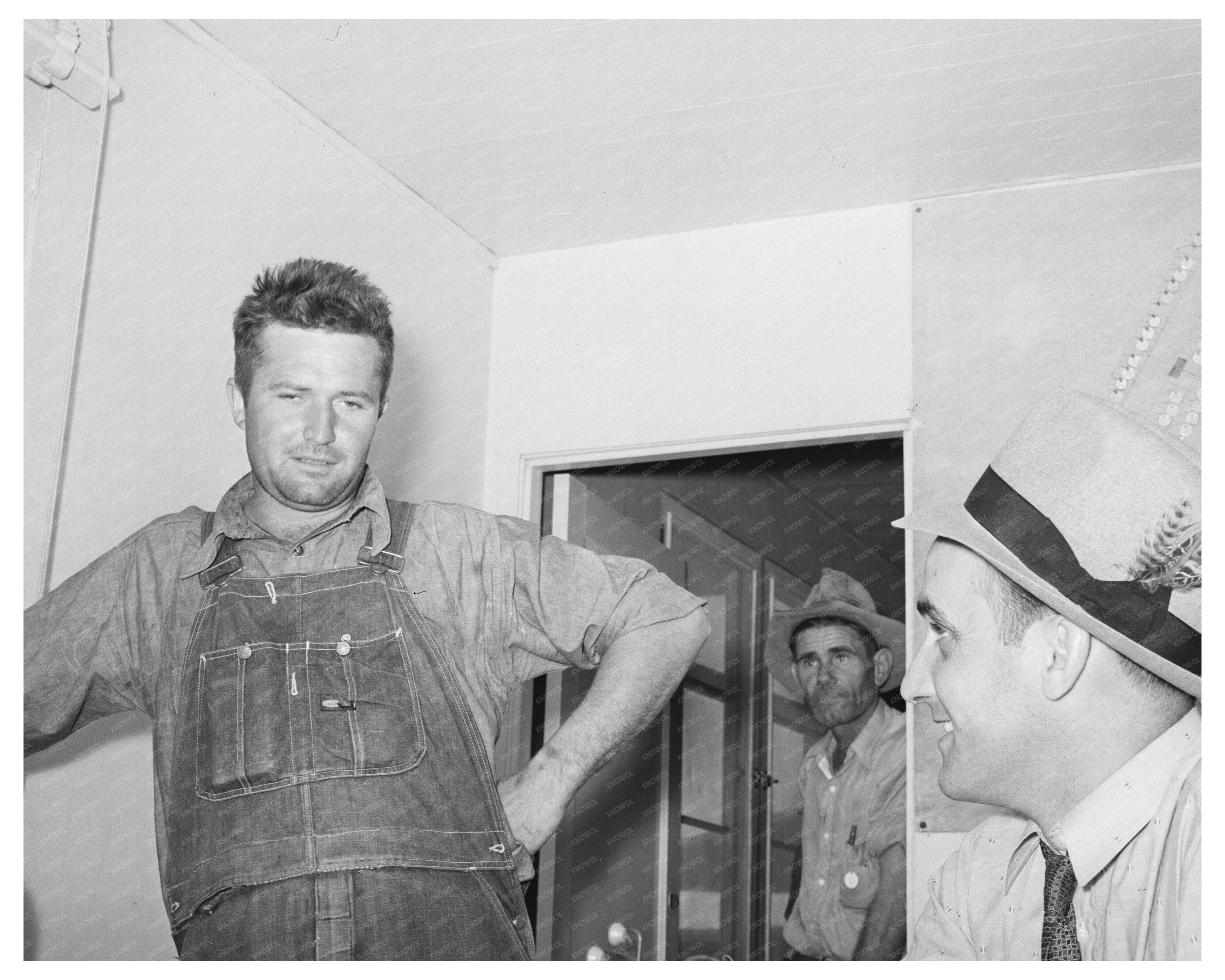 Farm Security Administration Official at Aqua Fria Camp 1940