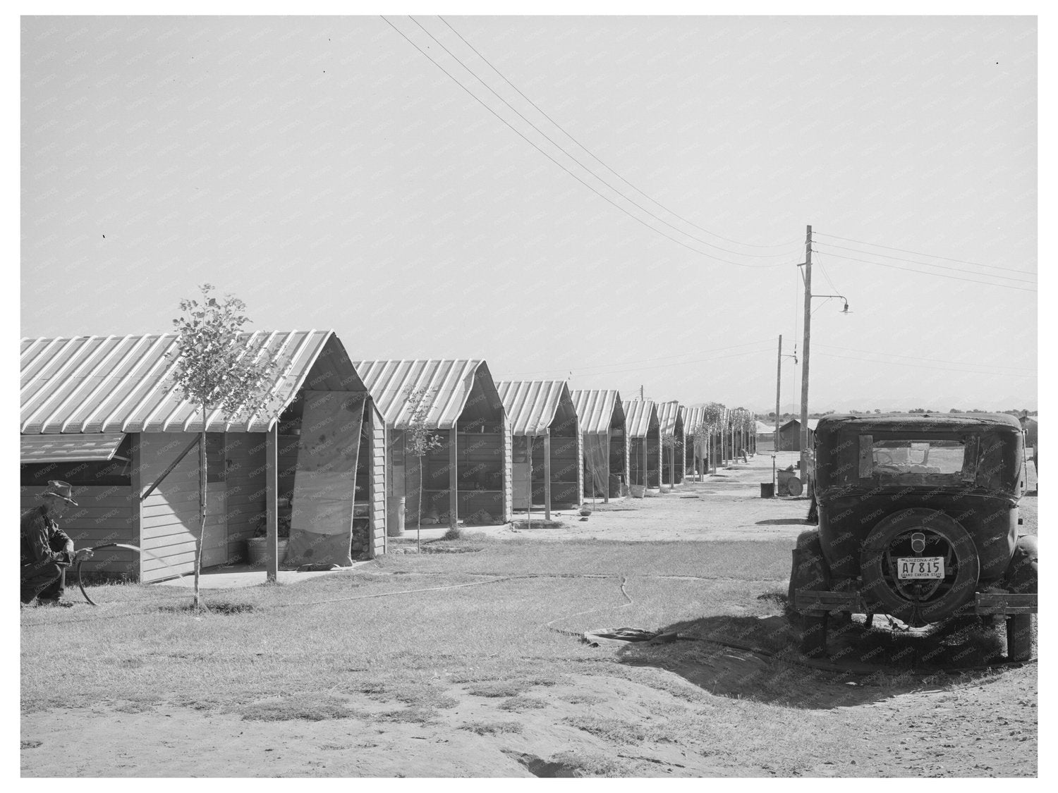 Aqua Fria Migratory Labor Camp Shelters 1940