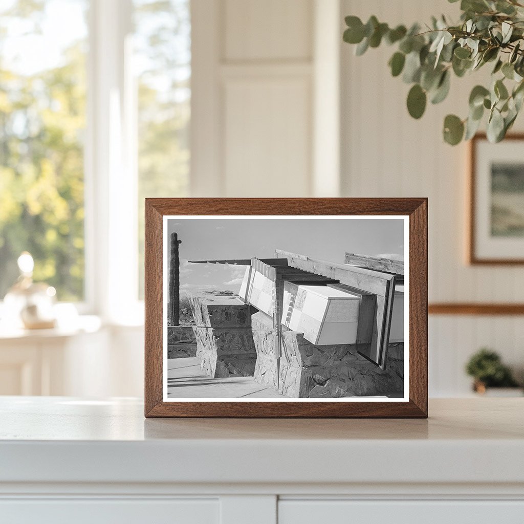 Frank Lloyd Wright Corner Drafting Room Construction 1940