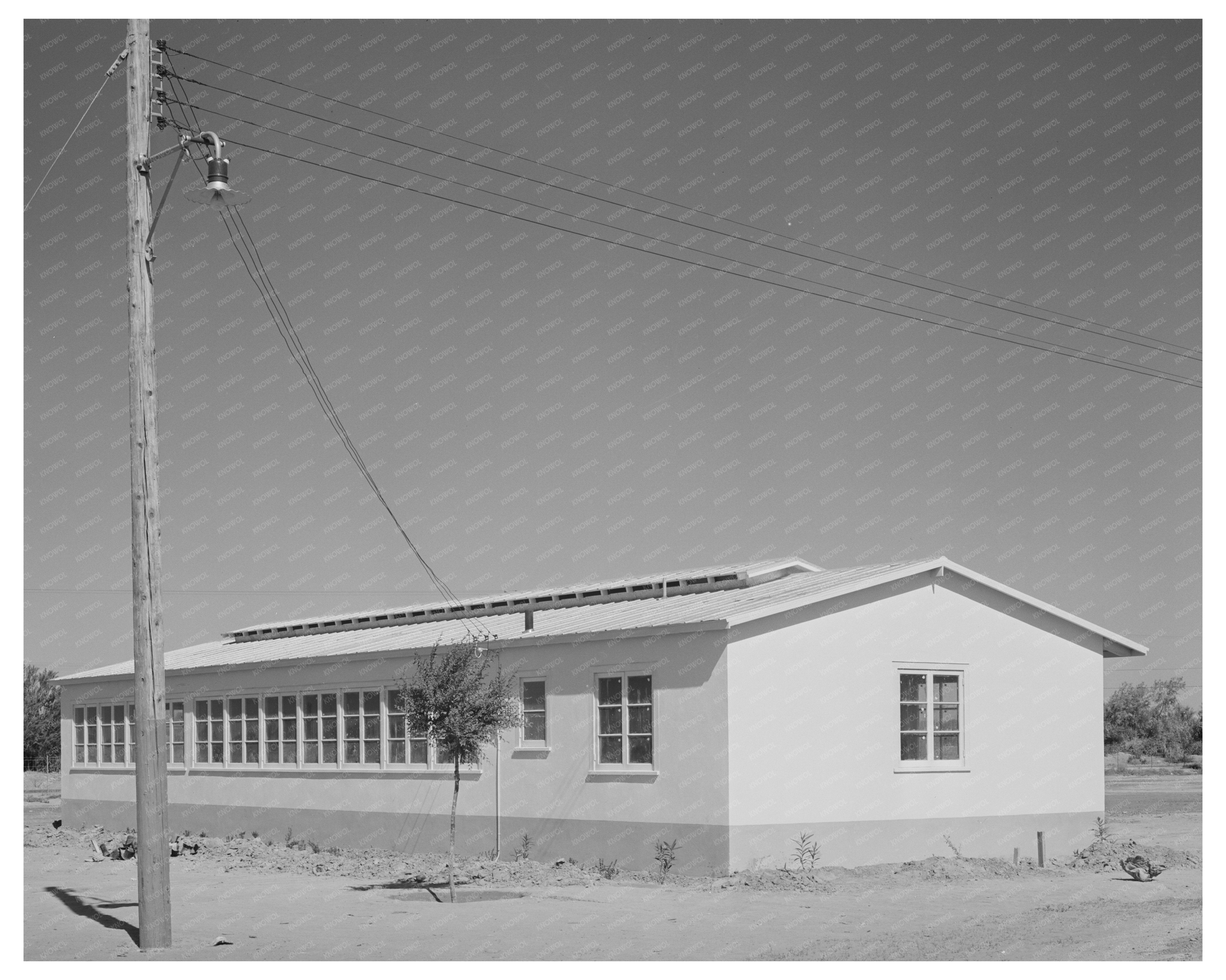Agua Fria Migratory Labor Camp Building May 1940