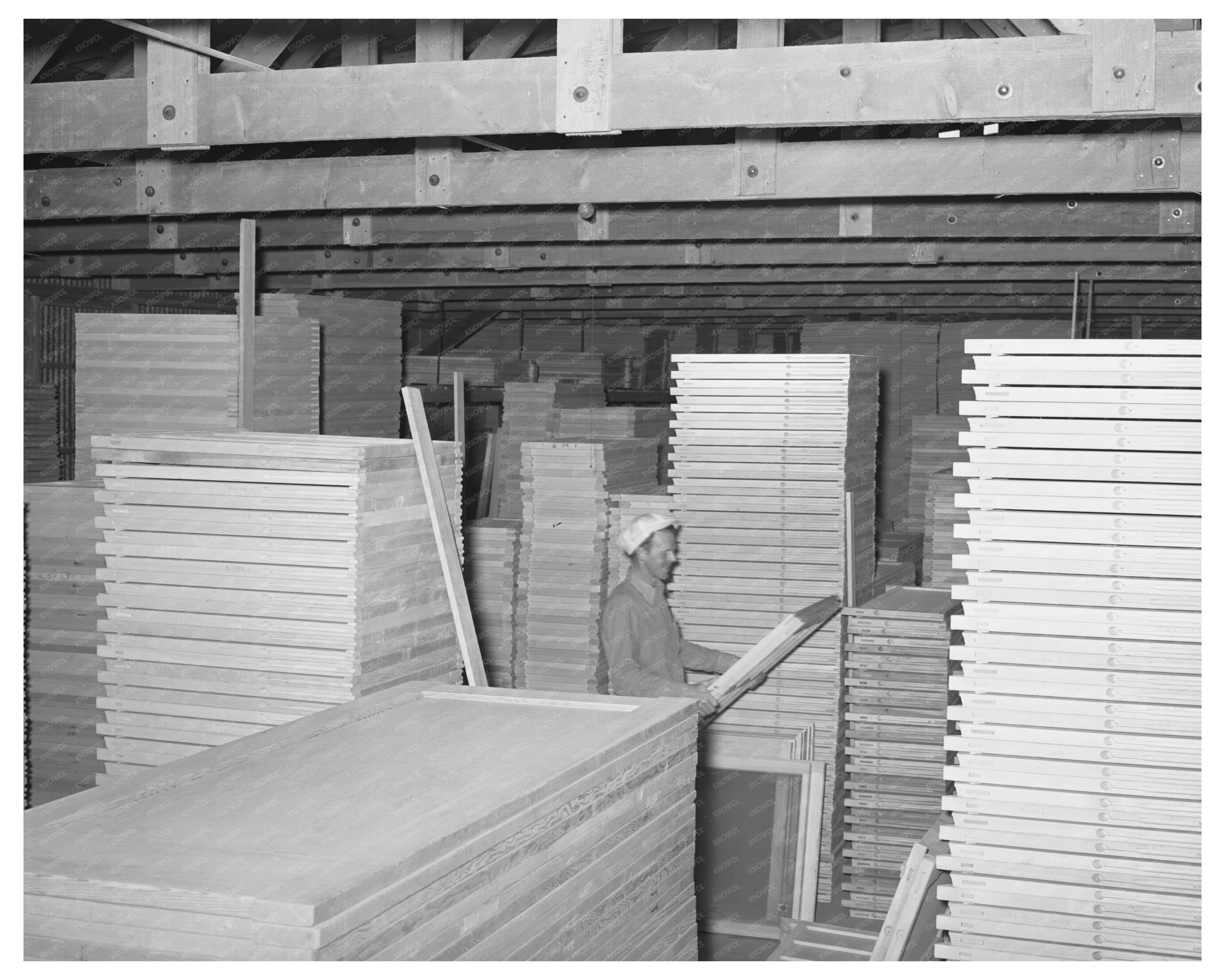 Mill Work Doors and Windows in Phoenix Warehouse 1940