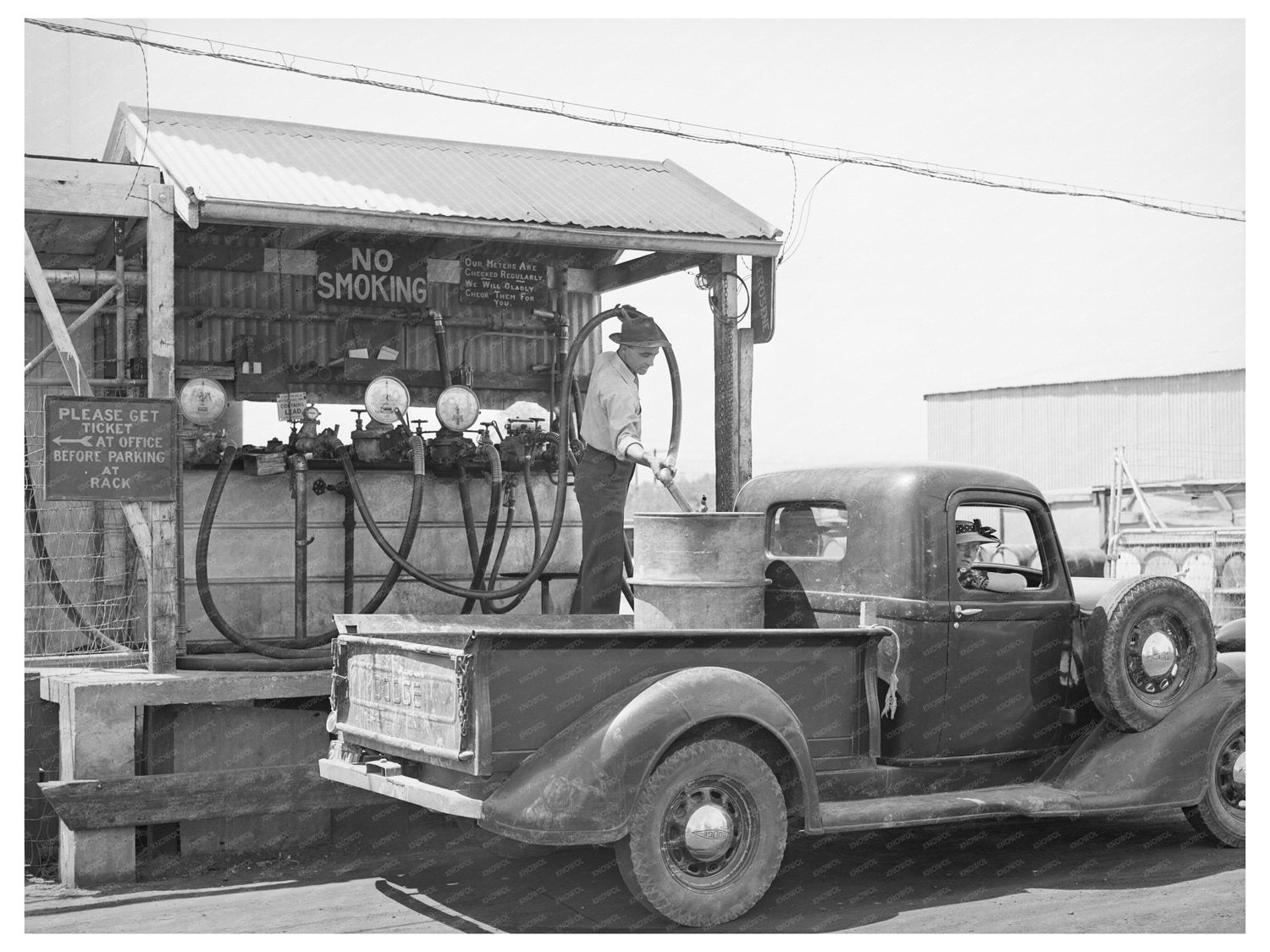 Gasoline Drum at United Producers Cooperative Phoenix 1944