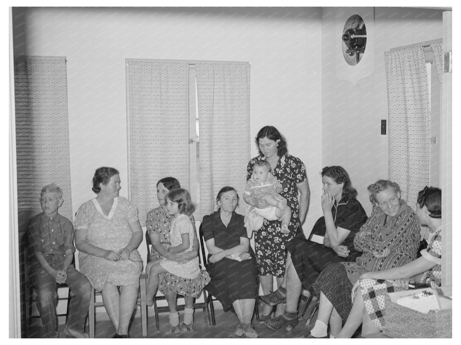 Agua Fria Migratory Labor Camp Clinic May 1940 Image