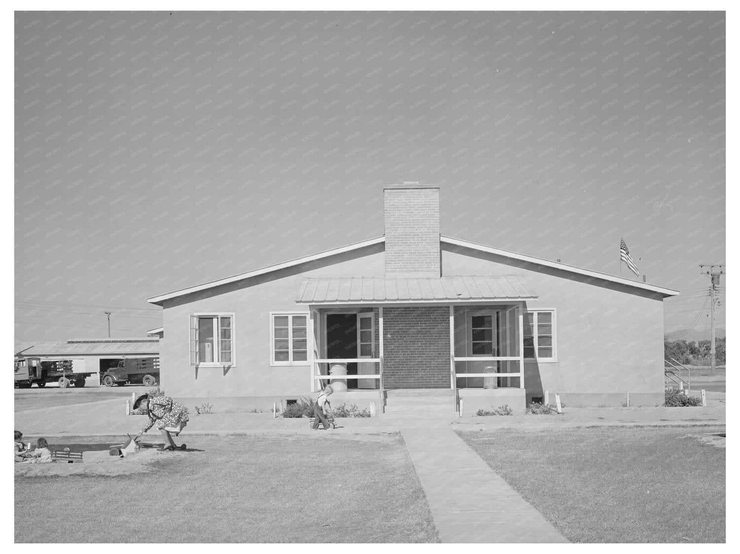1940 WPA Nursery School at Agua Fria Migratory Camp
