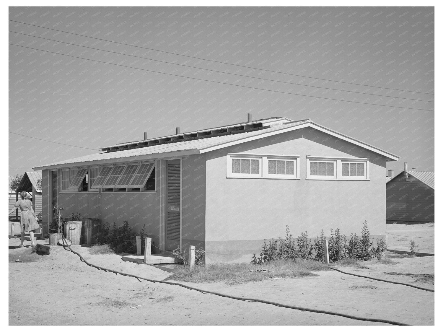 Sanitary Unit at Agua Fria Migratory Camp 1940