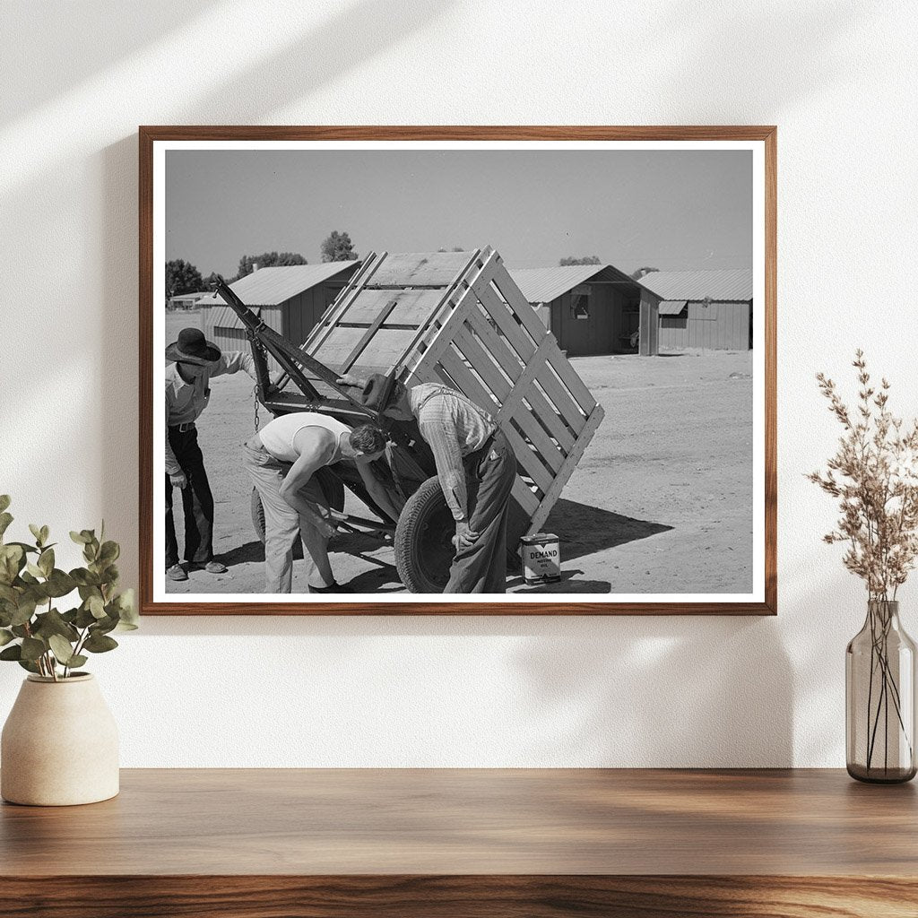 Migratory Laborers at Agua Fria Camp Arizona May 1940