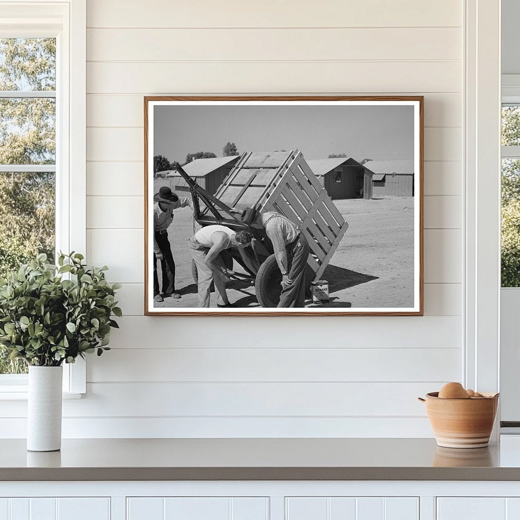 Migratory Laborers at Agua Fria Camp Arizona May 1940