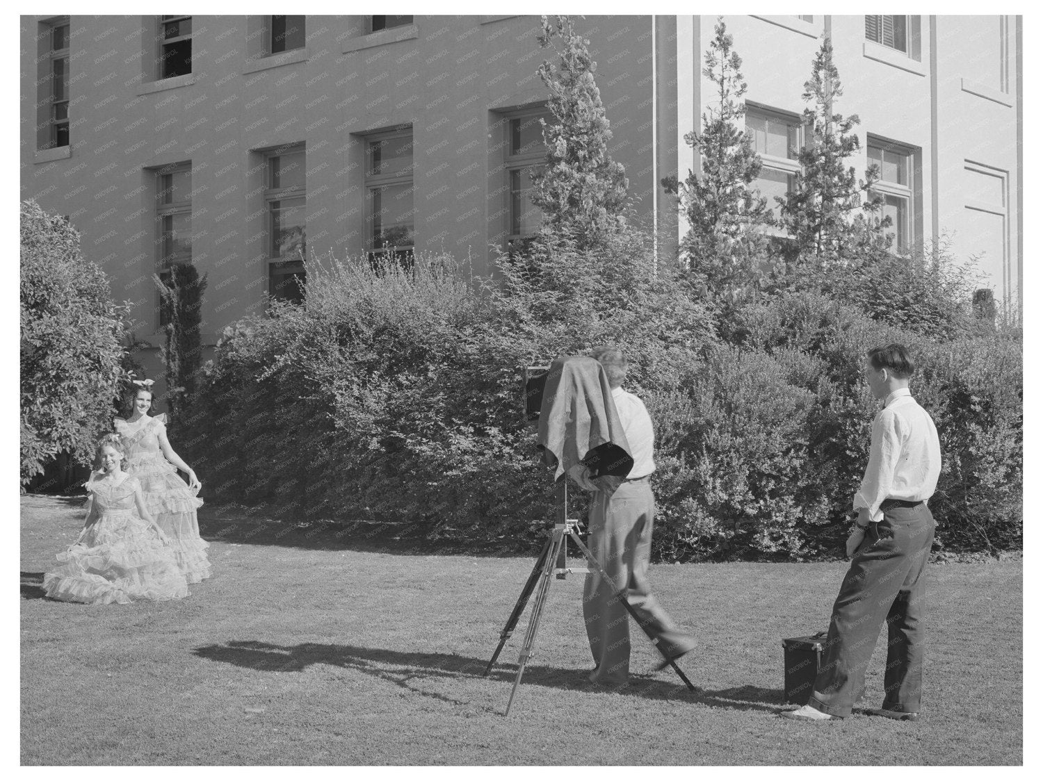 High School Girls Graduation Play Costumes May 1940