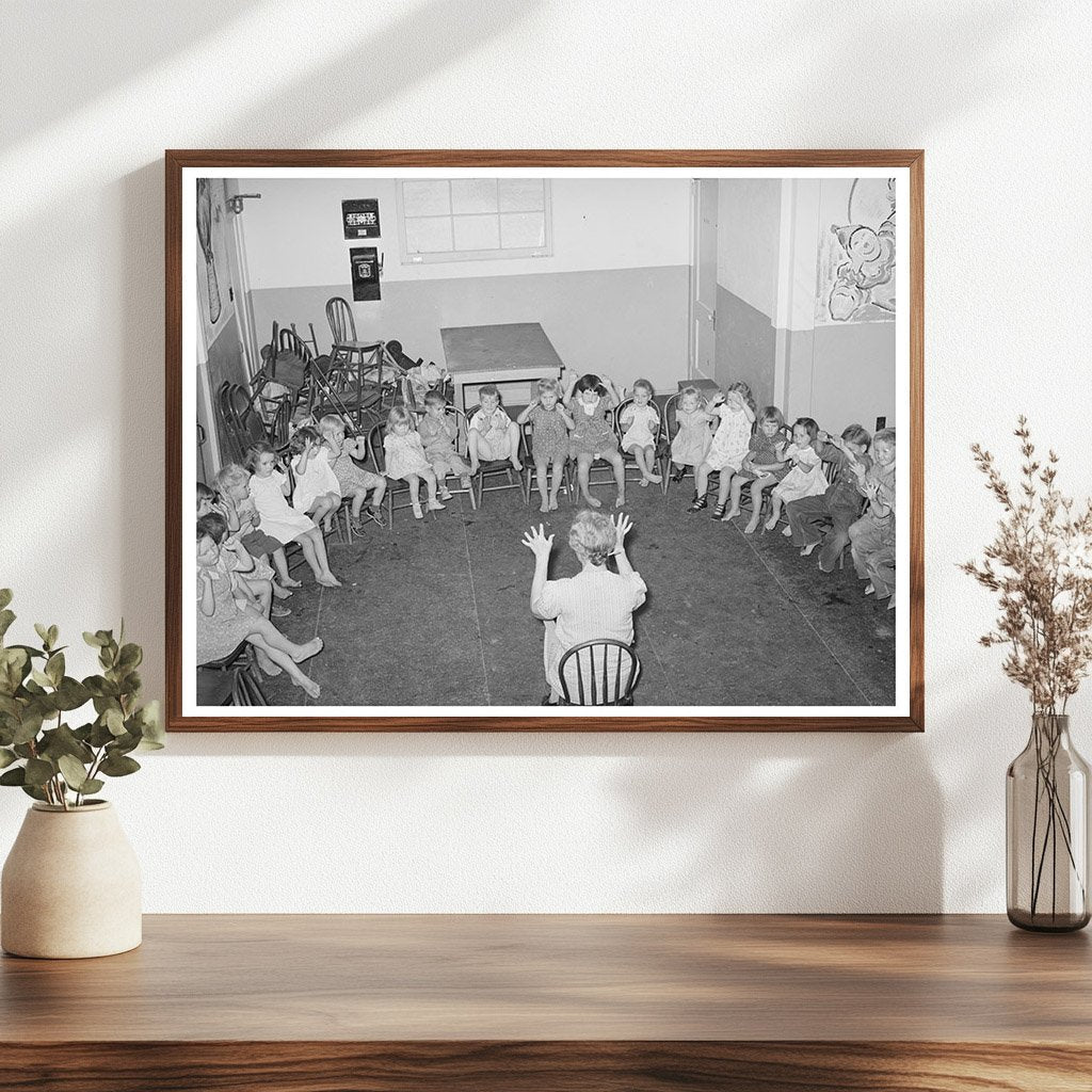 Children Playing at WPA Nursery School Maricopa County 1940
