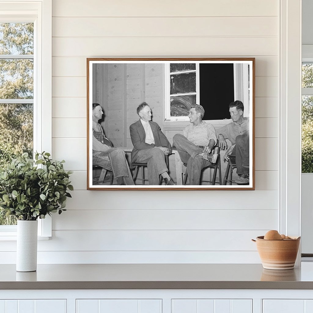 Agua Fria Migratory Labor Camp Committee Meeting 1940