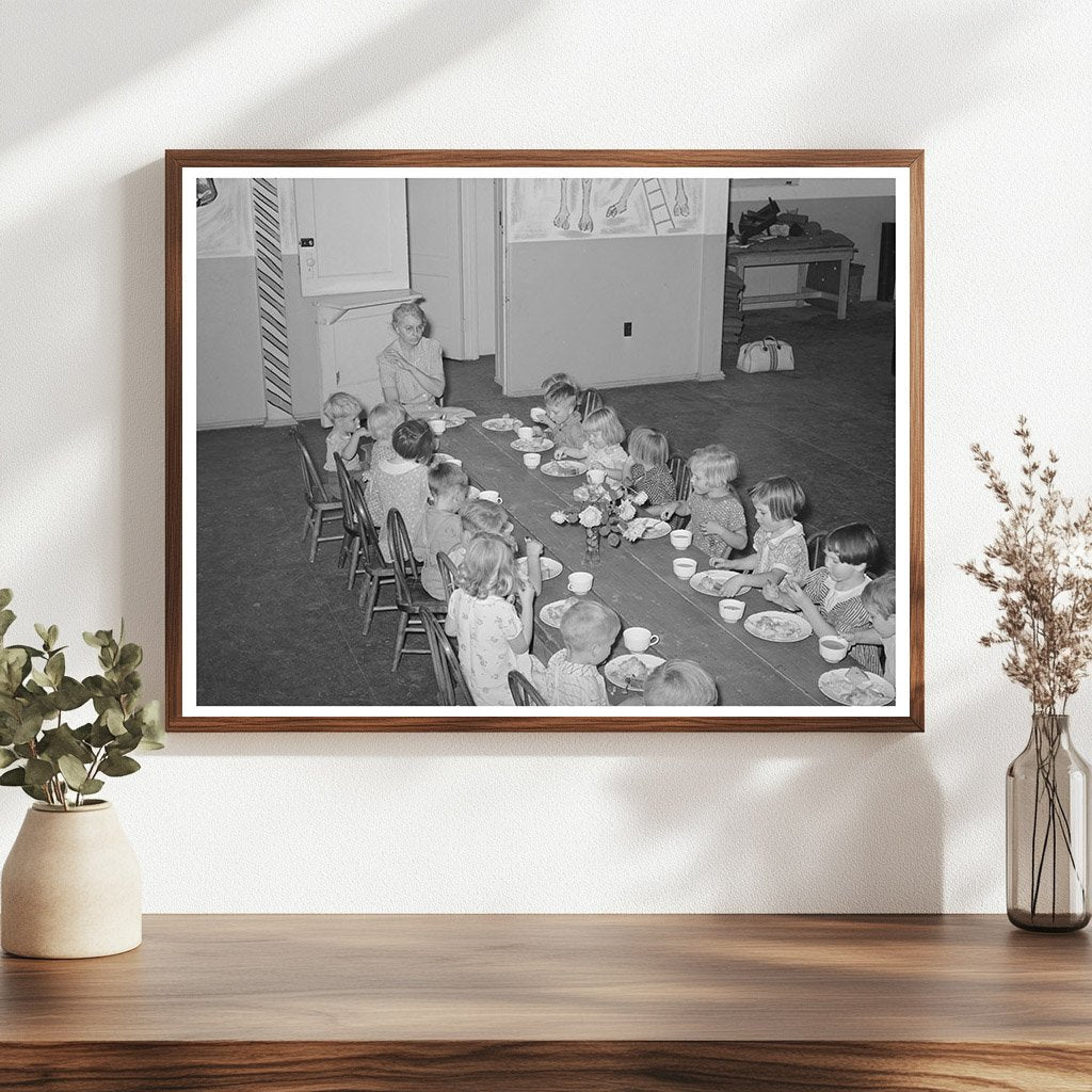 WPA Nursery School Lunch for Children May 1940 Arizona