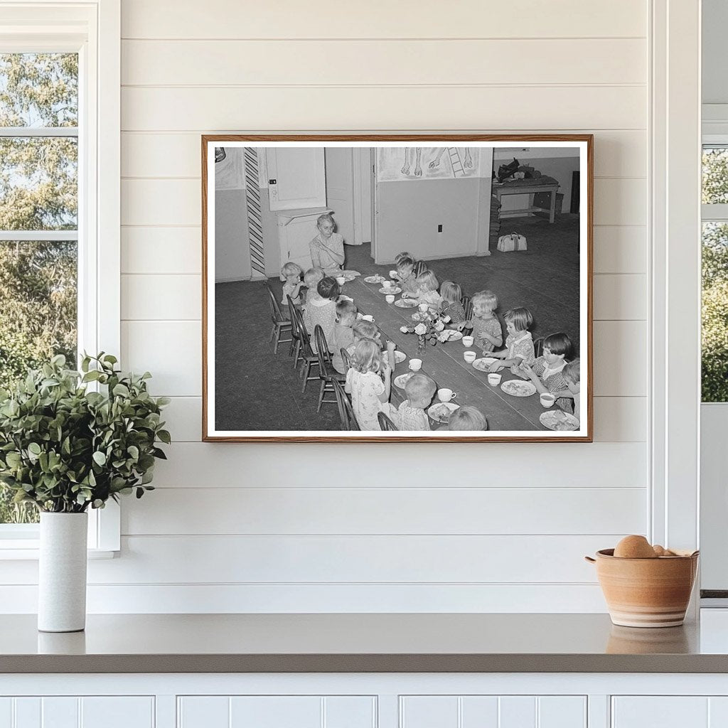 WPA Nursery School Lunch for Children May 1940 Arizona