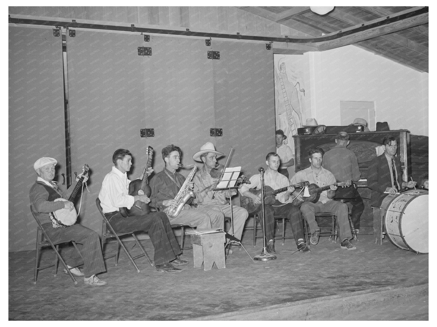 Camp Orchestra Dance at Agua Fria Labor Camp May 1940