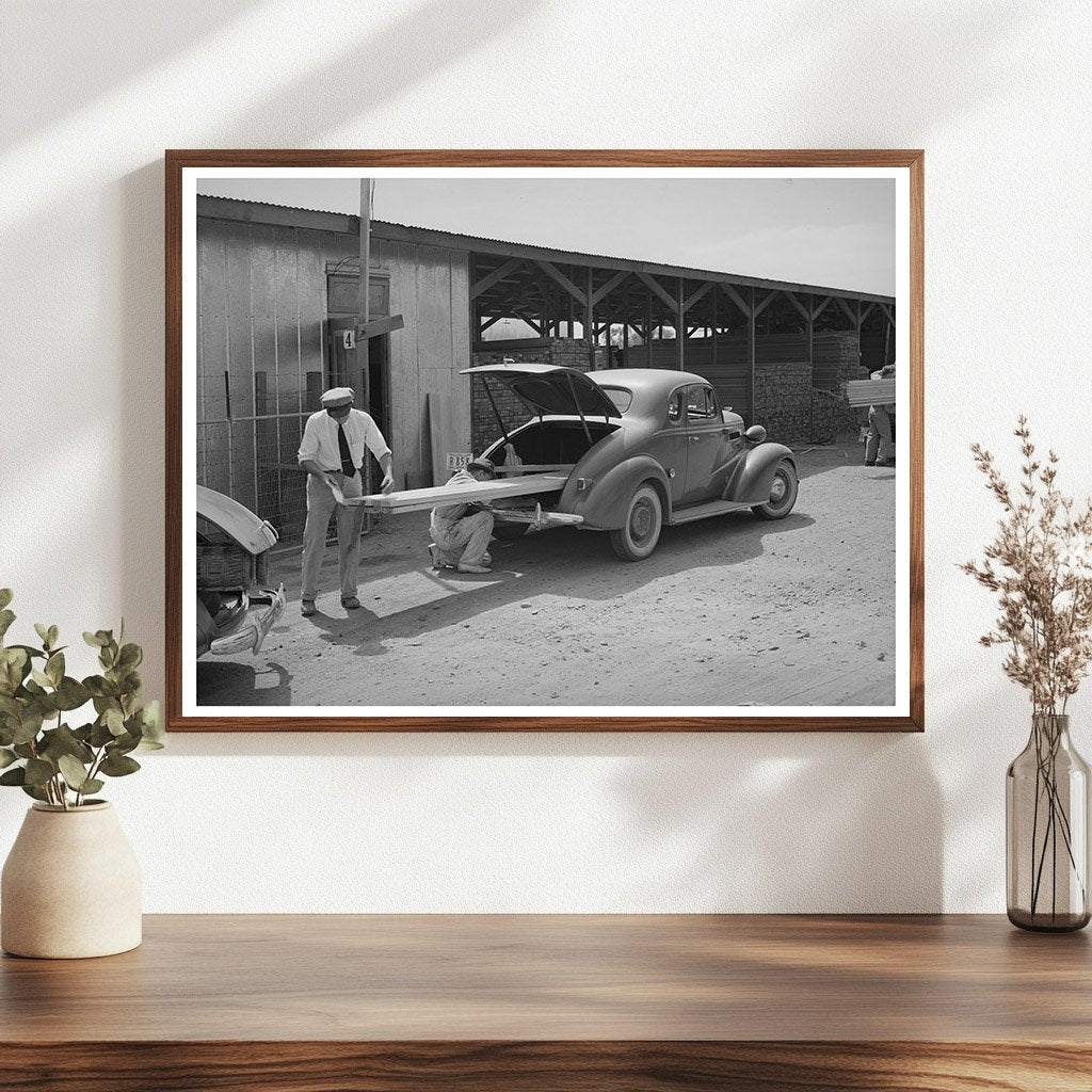 Lumber Loading by Cooperative Member Phoenix Arizona May 1940