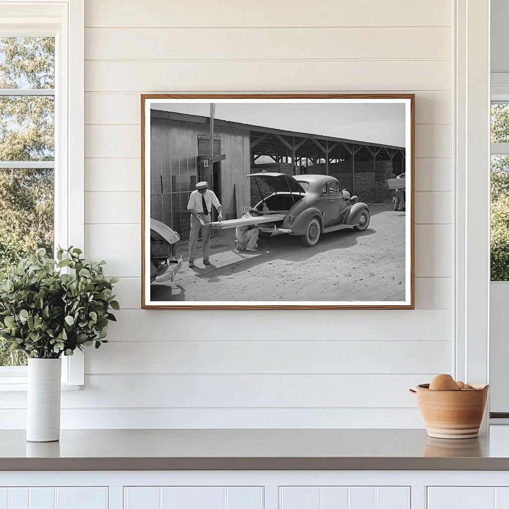 Lumber Loading by Cooperative Member Phoenix Arizona May 1940